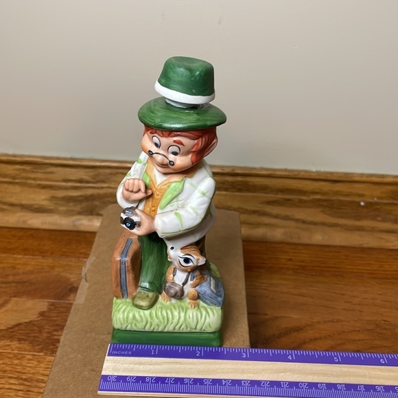 Rare-1980 "Mr Tourist Leprechaun" Mr. Lucky Series, Hoffman Distilling Decanter - Picture 3 of 11